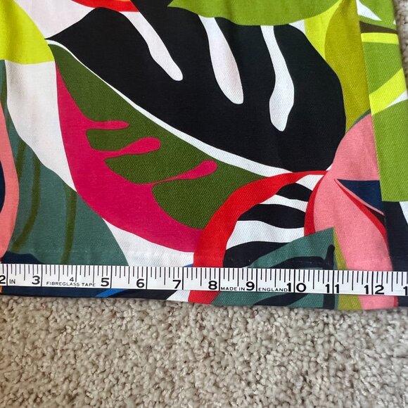 Trina Turk Long Weekend Botanical Wide Leg Pants Size 8 - Picture 8 of 8